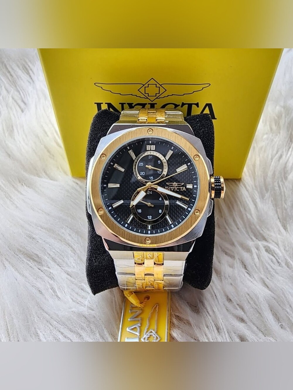 Invicta Watch Original New Two-Tone Gold & Silver Chronograph Watch
